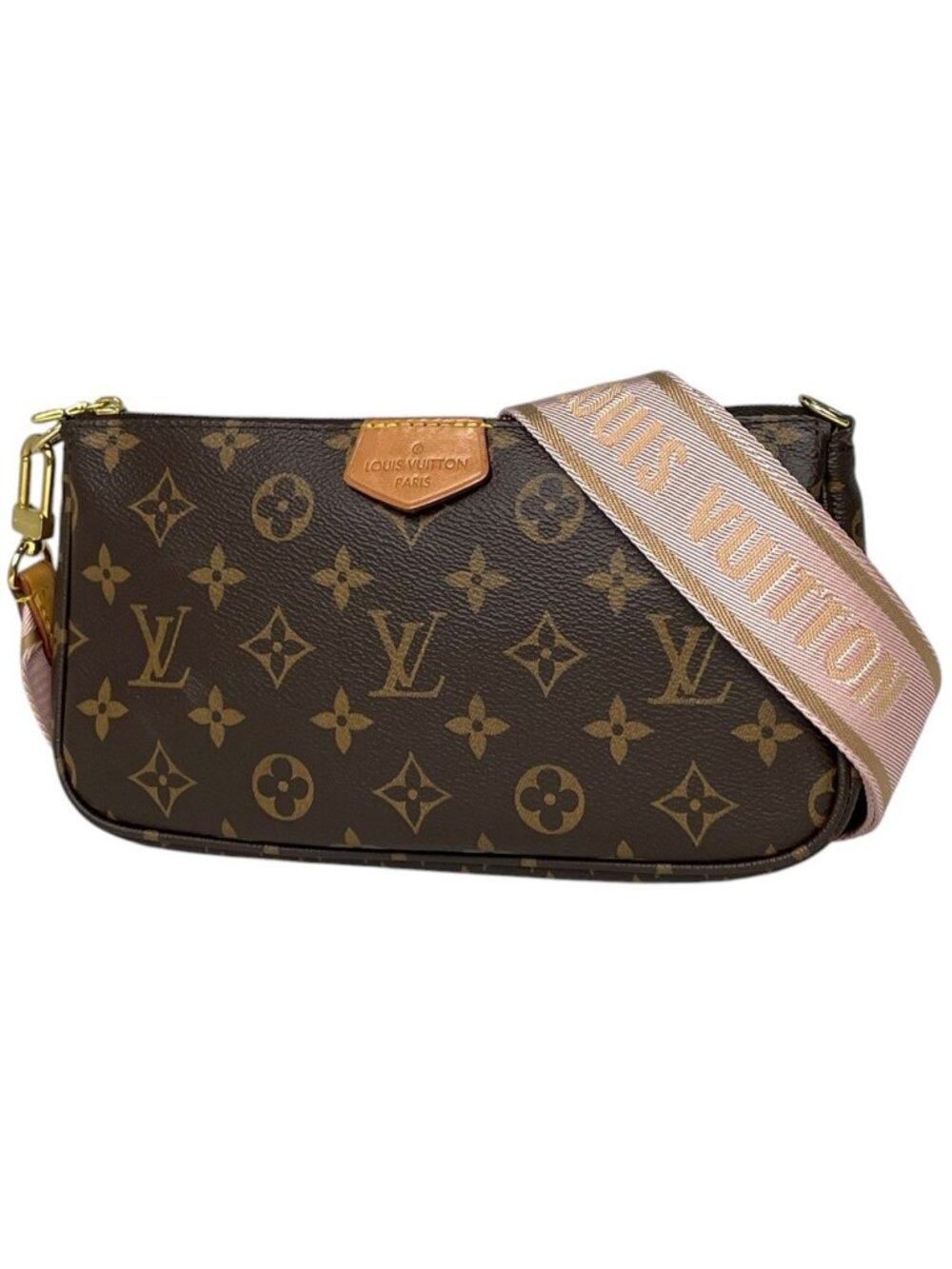 Louis Vuitton Multi Pochette Accessoires Shoulder Bag Monogram Brown